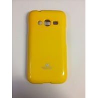 Obal / kryt pre Samsung Galaxy ACE NXT žltý s trblietkami - JELLY