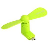 USAMS ZB021 Mobile Phone Fan USB/micro USB green