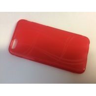 tok / borító Apple iPhone 6 / 6S piros (vonalak)