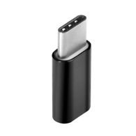Adaptér Micro USB / MicroUSB TYP C čierny
