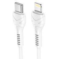 Kabel Type C / iPhone Lightning 8-pin bílý - HOCO