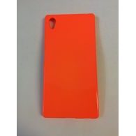 Obal / kryt na Sony Z5 oranžový - Jelly Case Flash