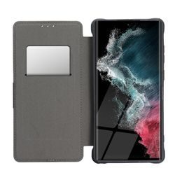 Puzdro / obal na Samsung Galaxy A55 5G zelené - kniha RAZOR