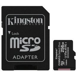 Micro SDXC 256GB UHS-I U1 + adapter - Kingston Canvas Select Plus
