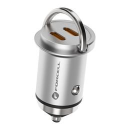 Nabíječka do auta 2x USB-A + 2x USB-C PD QC3.0 6A 120W černá