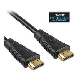 Kábel HDMI so zlatými konektormi 1,5 m - čierny