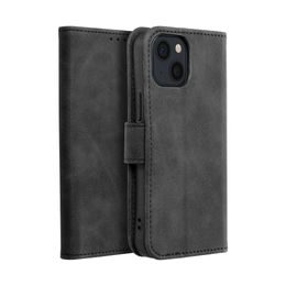 Puzdro / obal pre Apple iPhone 13 Mini čierne - kniha Forcell TENDER