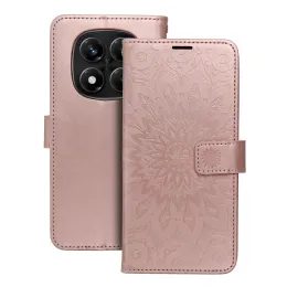 Pouzdro / obal na Xiaomi Redmi Note 14 Pro 4G mandala růžové - knížkové MEZZO