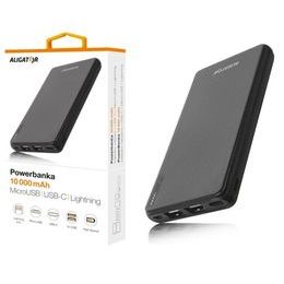Powerbanka 10 000 mAh s bezdrátovým nabíjením MagSafe PD QC3.0 2A 20W černá - VEGER