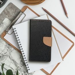 Pouzdro / obal na Xiaomi Redmi 10 černé - knížkové LUNA