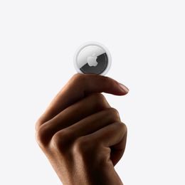 Obal / kryt pre Apple Airtag hovädzia koža hnedý - FIXED Case