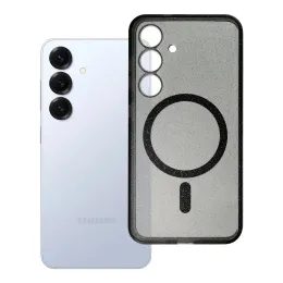 Obal / kryt na Samsung Galaxy S25 černý - Clear Mag Cover