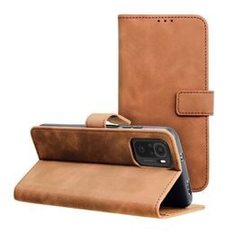 Pouzdro / obal na Xiaomi Redmi Note 10 / Note 10s hnědé - knížkové Forcell Tender