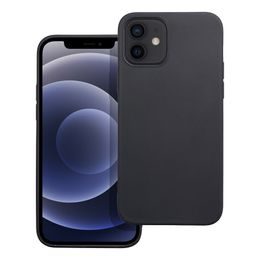 Obal / kryt na Apple iPhone 12/12 Pro čierne - MATT Case