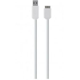 Kabel MicroUSB 3.0 nabíjecí bílý - Aligátor