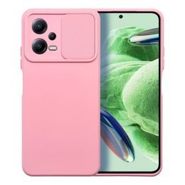 Obal / kryt na Xiaomi Redmi NOTE 12 5G růžový - SLIDE Case