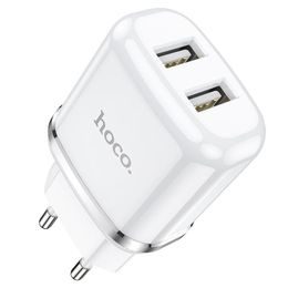 Nabíjací adaptér 2,4A 2xUSB biely - HOCO N4