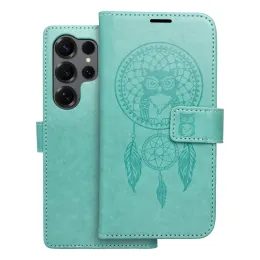Pouzdro / obal Samsung Galaxy S25 Ultra zelené - knížkové Mezzo