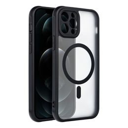 Obal / kryt na Apple iPhone 12 PRO černé - Full Matte Mag Cover
