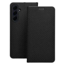 Pouzdro / obal na Xiaomi Redmi Note 15 Pro Plus černé - knížkové LUNA Book Carbon