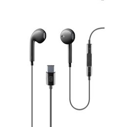 Sluchátka s konektorem USB-C - černá - Celluarline