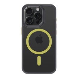 Obal / kryt na Apple iPhone 15 Pro černý / žlutý MagForce Hyperstealth 2.0 Tactical
