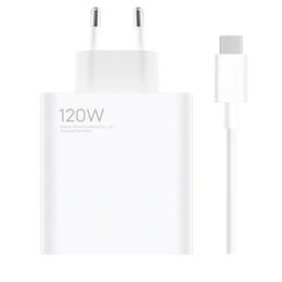 Cestovní Nabíječka Xiaomi MDY-13-EE USB-A 120W + USB-C kabel bílá (Bulk)