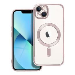 Obal / kryt na Apple iPhone 13 rose gold- Electro Mag Cover MagSafe