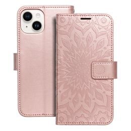 Pouzdro / obal na Apple iPhone 14 ( 6.1 ) růžový - knížkový Forcell MEZZO Book case