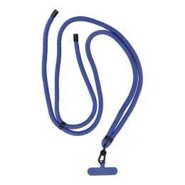 Přívěšek SWING na telefon s nastavitelnou délkou / délka šňůrky 165cm (max 82,5cm ve smyčce) / na rameno nebo krk - tmavě modrý