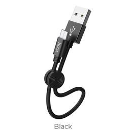 Datový kabel USB - Micro USB 2,4A 1 m černý - HOCO X88