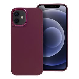Obal / kryt na Apple iPhone 12 mini fialový - Frame case