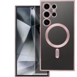 Obal / kryt na Samsung Galaxy S25 Edge růžový - MAG COVER