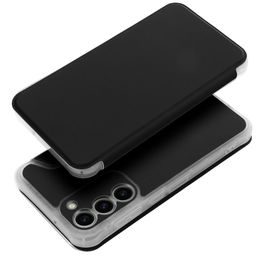 Puzdro / obal na Samsung Galaxy S23 Plus modrý - kniha LUNA Book Carbon