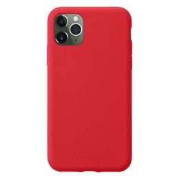 Obal / kryt na Apple iPhone 11 Pro Max, červený- Cellularline Sensation