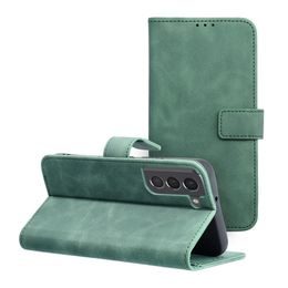 Pouzdro / obal na Samsung Galaxy A53 5G zelené - knížkové Forcell Tender