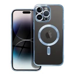 Obal / kryt na Apple iPhone 16 Plus modrý - ELECTRO MAG COVER
