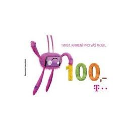 T-mobile Twist kupón s kreditom 100,-Kč