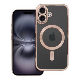 Obal / kryt na Apple iPhone 16 hnědý - Electro Mag Cover Case