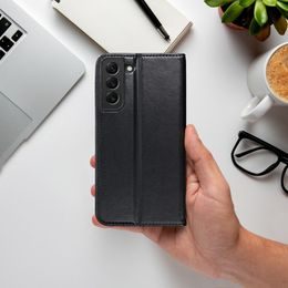 Pouzdro / obal na Samsung Galaxy Xcover 4 modré - knížkové Forcell LUNA Carbon