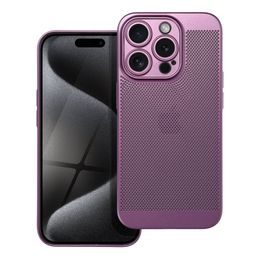 Obal / kryt na Apple iPhone 15 Pro fialový - BREEZY Case