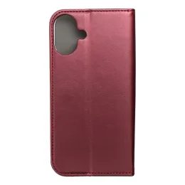 Pouzdro / obal na Apple iPhone 16 Plus růžové - knížkové DUAL POCKET