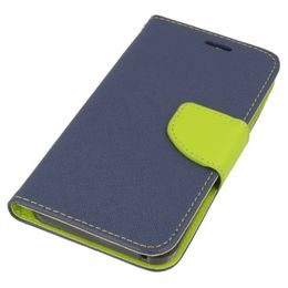 Pouzdro / obal na Huawei Y6 II (Y6-2), Honor 5a modré - knížkové Fancy Book