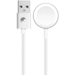 Nabíjecí kabel USB-A pro Apple Watch 1m bílá - RhinoTech