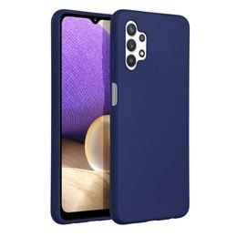 Puzdro / obal pre Samsung Galaxy A32 LTE čierne - kniha Forcell LUNA Carbon