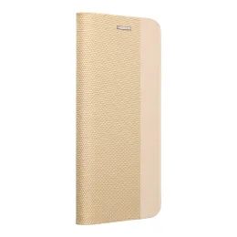 Pouzdro / obal na Samsung Galaxy A26 5G zlaté - knížkové SENSITIVE