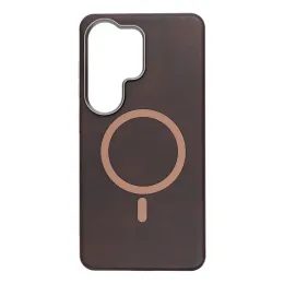Obal / kryt na Samsung Galaxy S26 ULTRA hnědý - Gentleman MagCover