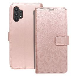 Puzdro / obal na Samsung Galaxy A32 5G staroružové mandala - kniha Forcell MEZZO