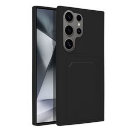 Obal / kryt na Samsung Galaxy S24 ultra černý - Card Case