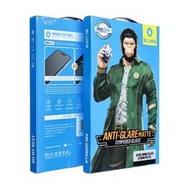 Tvrdené / ochranné sklo Apple iPhone 12 / 12 Pro (MATNÉ) čierne 5D plne priľnavé